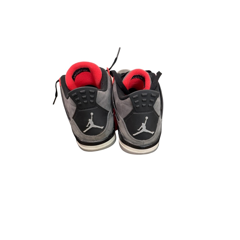 Nike Air Jordan 4 Retro Infrared Dark Grey‎ Cement Black 5.5Y - Picture 4 of 9